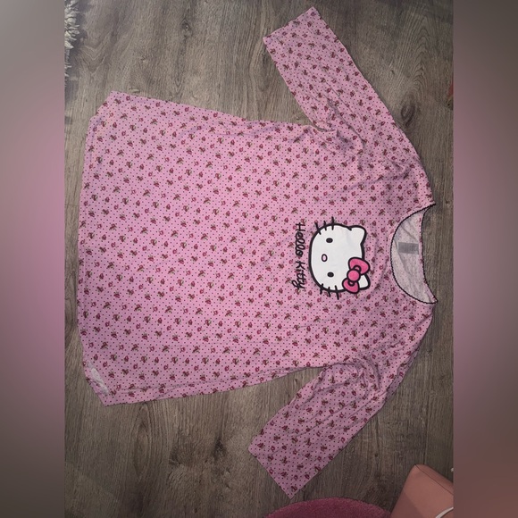 Hello Kitty Sanrio RARE Y2K 2006 FLORAL NIGHTIE 1X/2X Womens.
